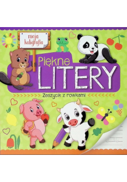 Moja kaligrafia Piękne litery Zeszycik z rowkami