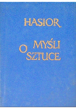 O myśli sztuce