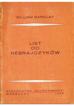 List do Hebrajczyków