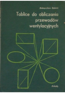 Tablice do obliczania przewodów wentylacyjnych