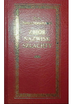 Zbiór nazwisk szlachty