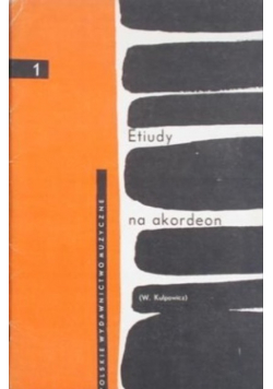 Etiudy na akordeon Tom 1