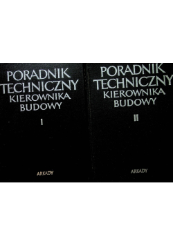 Poradnik techniczny kierownika budowy Tom 1 i 2