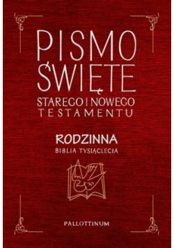 Biblia Tysiąclecia rodzinna czerwona