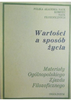 Wartości a sposób życia