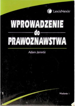Wprowadzenie do prawoznawstwa