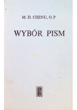 Chenu Wybór pism