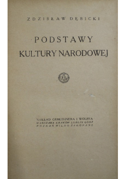 Podstawy kultury narodowej 1925 r.