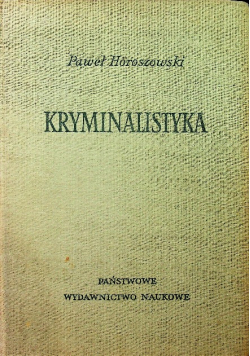 Kryminalistyka