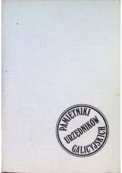 Pamiętniki urzędników galicyjskich