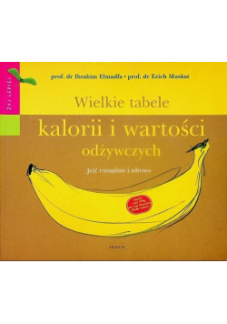 Wielkie tabele kalorii i wartości odżywczych
