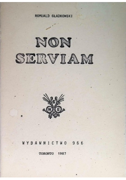 Non Serviam