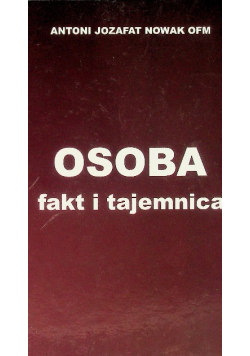 Osoba fakt i tajemnica
