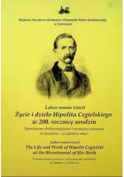 Życie i dzieło Hipolita Cegielskiego w 200 rocznicę urodzin