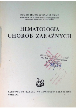 Hematologia chorób zakaźnych