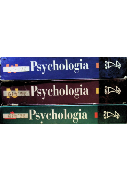 Psychologia Podręcznik akademicki Tom 1 do 3