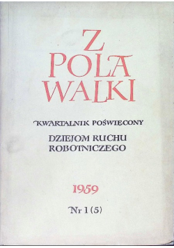 Z pola walki Nr 1 / 59