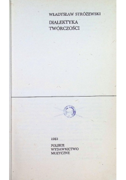 Dialektyka twórczości