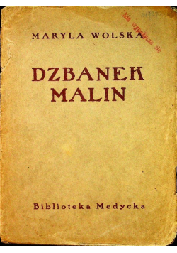 Dzbanek malin 1929 r.