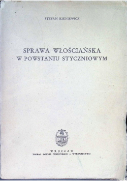 Sprawa Włościańska w Powstaniu Styczniowym