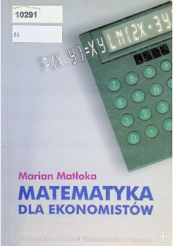 Matematyka dla ekonomistów