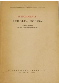 Wspomnienia rudolfa hoessa