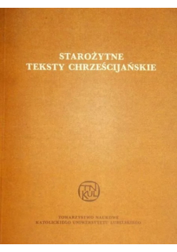 Starożytne teksty chrześcijańskie