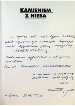 Kamieniem z nieba