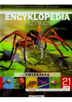Encyklopedia przyrody Tom 21 Pajęczaki kosarze zaleszczotki roztocze i pająki