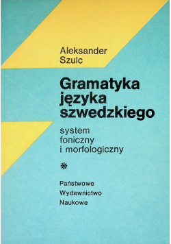 Gramatyka języka szwedzkiego