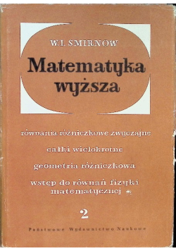 Matematyka wyższa Tom II