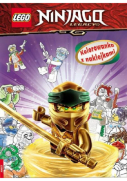 Lego Ninjago. Kolorowanka z naklejkami