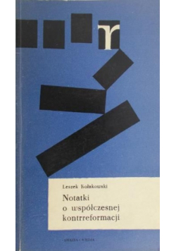 Notatki o współczesnej kontrreformacji