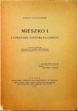 Mieszko I powstanie państwa polskiego 1936r.