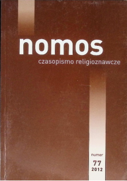 Nomos Czasopismo religioznawcze 77 / 12