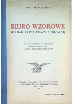 Biuro wzorowe 1932 r