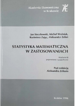 Statystyka matematyczna w zastosowaniach