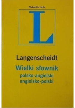 Wielki słownik polsko angielski  angielsko  polski