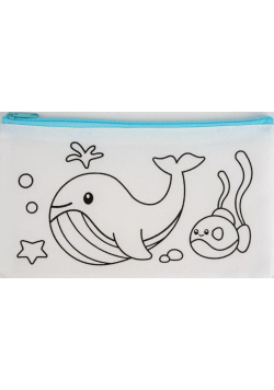 Piórnik etui Tinting wieloryb