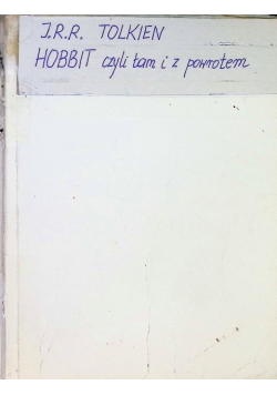 Hobbit czyli tam i z powrotem