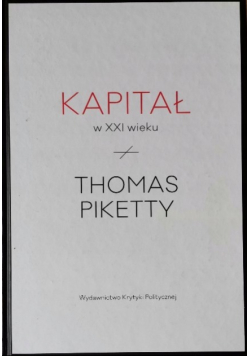 Kapitał w XXI wieku