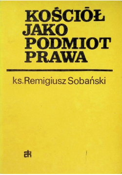 Kościół jako podmiot prawa
