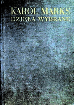 Marks Dzieła wybrane Tom 1 1941 r.