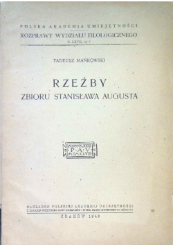 Rzeźby zbioru Stanisława Augusta 1948 r.