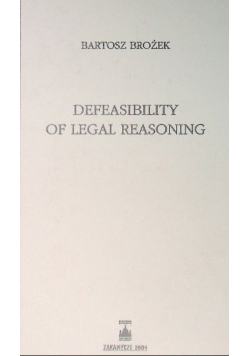Defeasibility of legal reasoning