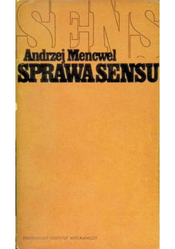 Sprawa sensu