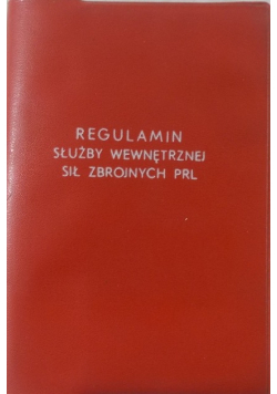 Regulamin służby wewnętrznej sił zbrojnych PRL