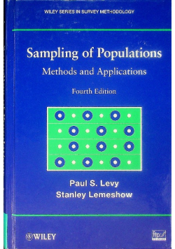 Sampling of Populations : Methods and Applications