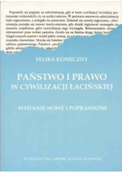 Państwo i Prawo w cywilizacji łacińskiej