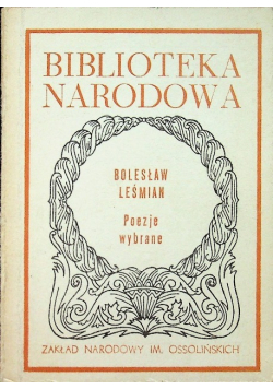 Leśmian Poezje wybrane